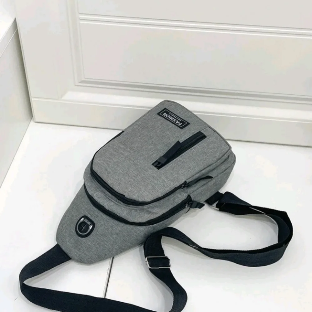 1pc Messenger Bag Men's Oxford Bag Sling Purse Multi-Functional Sports Leisu